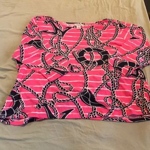 Caribbean Joe Pink Boat Top Womens Size 3x